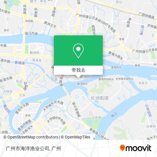 广州市海洋渔业公司地图