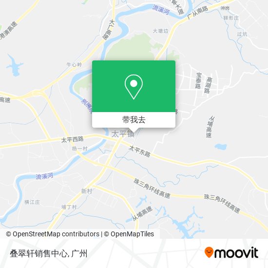 叠翠轩销售中心地图