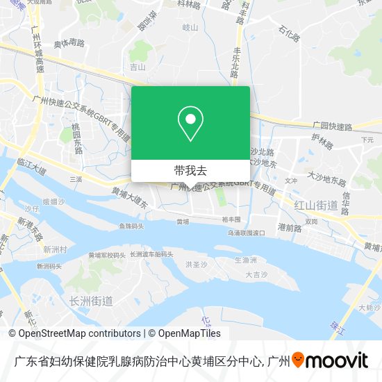 广东省妇幼保健院乳腺病防治中心黄埔区分中心地图