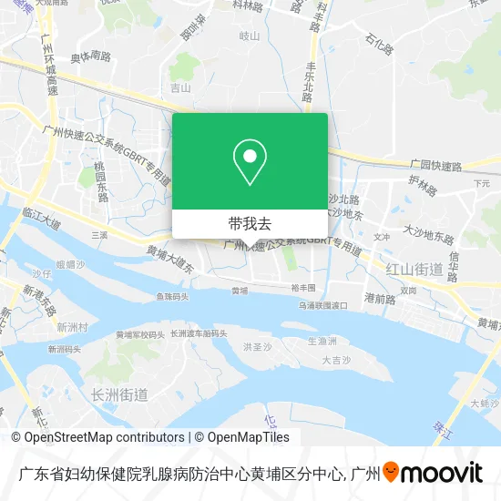 广东省妇幼保健院乳腺病防治中心黄埔区分中心地图