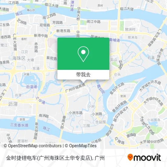 金时捷锂电车(广州海珠区土华专卖店)地图