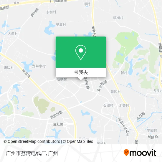 广州市荔湾电线厂地图