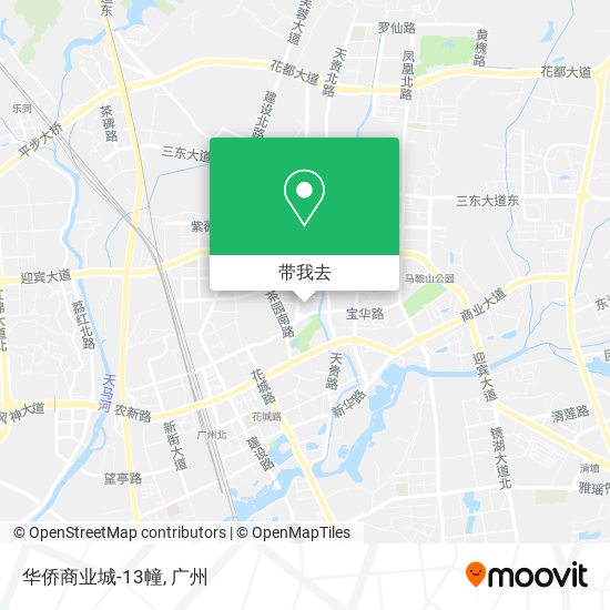 华侨商业城-13幢地图