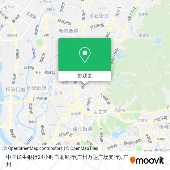中国民生银行24小时自助银行(广州万达广场支行)地图