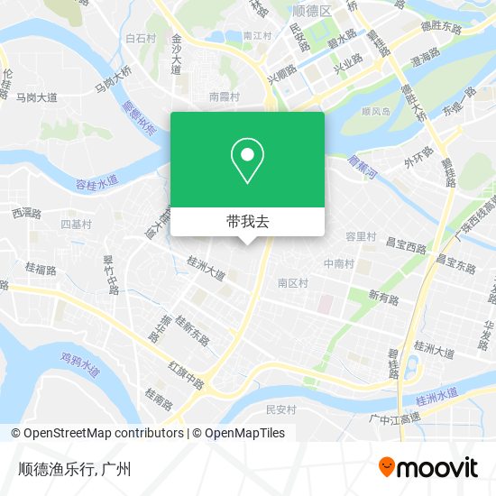 顺德渔乐行地图