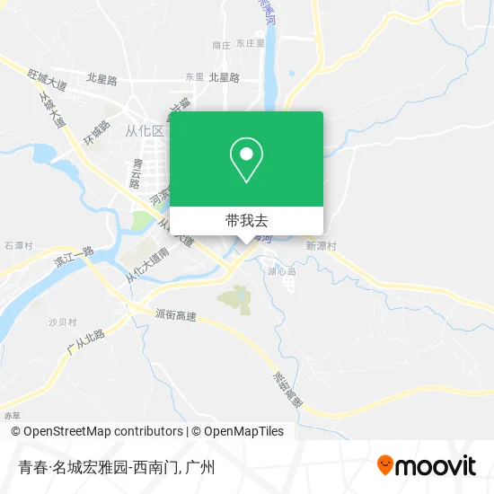 青春·名城宏雅园-西南门地图