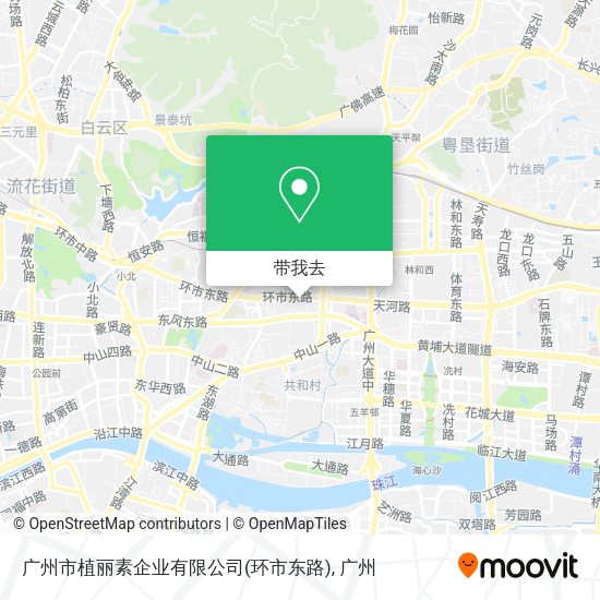 广州市植丽素企业有限公司(环市东路)地图