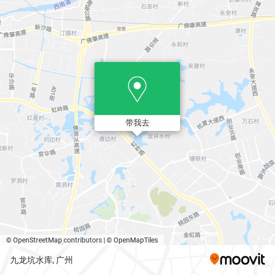 九龙坑水库地图