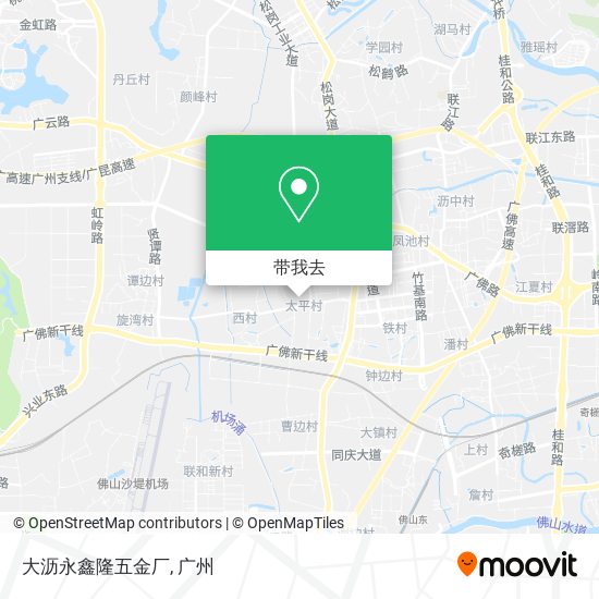 大沥永鑫隆五金厂地图