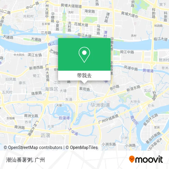 潮汕番薯粥地图