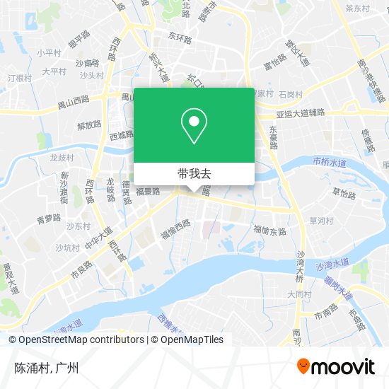 陈涌村地图