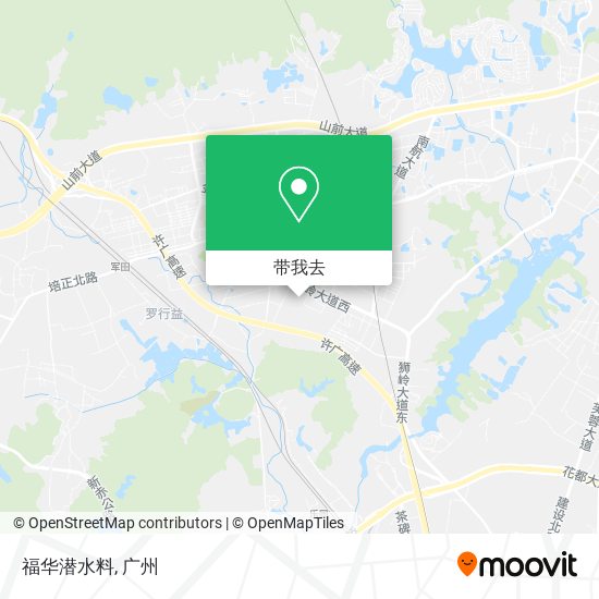 福华潜水料地图