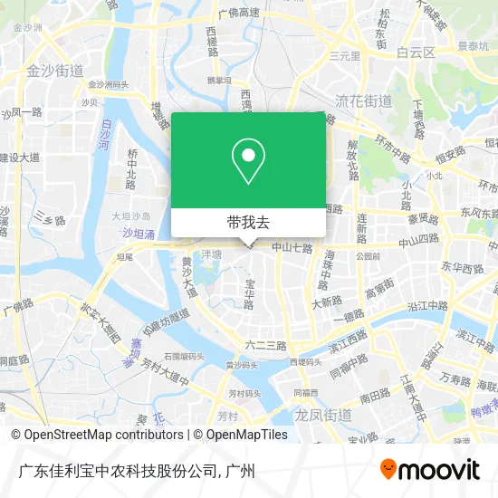 广东佳利宝中农科技股份公司地图