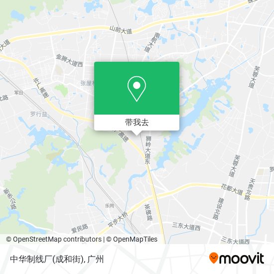 中华制线厂(成和街)地图