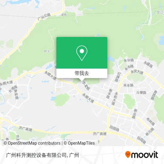 广州科升测控设备有限公司地图