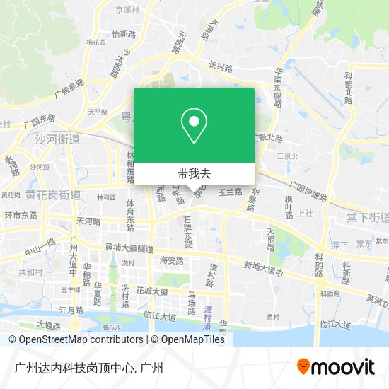 广州达内科技岗顶中心地图