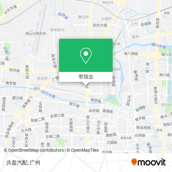 共盈汽配地图