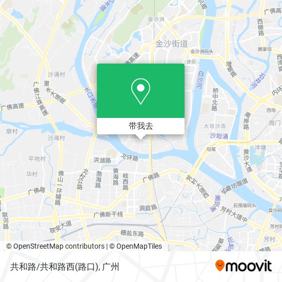 共和路/共和路西(路口)地图