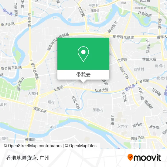 香港地港货店地图