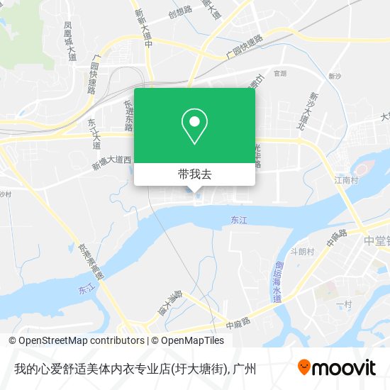 我的心爱舒适美体内衣专业店(圩大塘街)地图