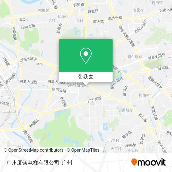 广州厦镁电梯有限公司地图
