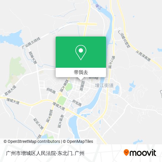 广州市增城区人民法院-东北门地图