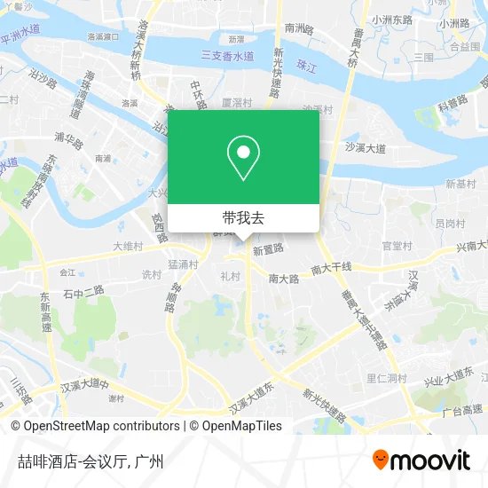 喆啡酒店-会议厅地图