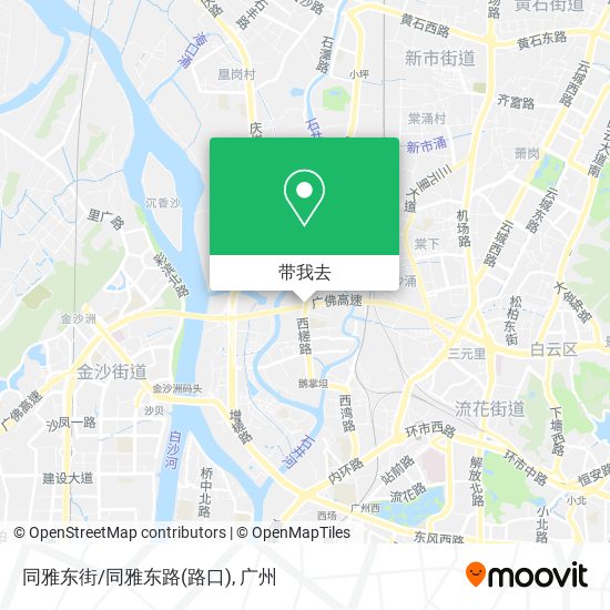 同雅东街/同雅东路(路口)地图