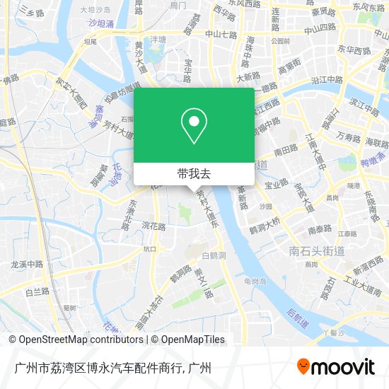 广州市荔湾区博永汽车配件商行地图