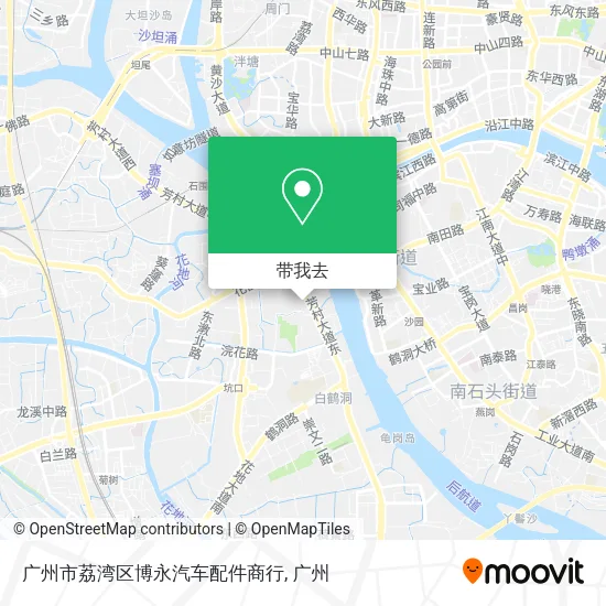 广州市荔湾区博永汽车配件商行地图