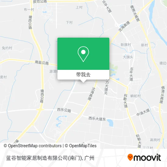 蓝谷智能家居制造有限公司(南门)地图
