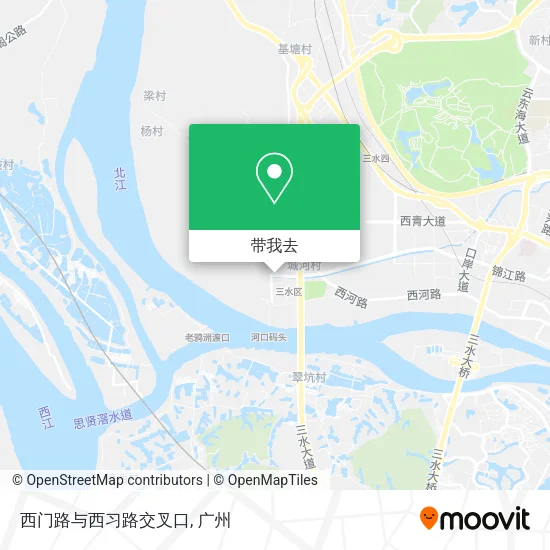 西门路与西习路交叉口地图