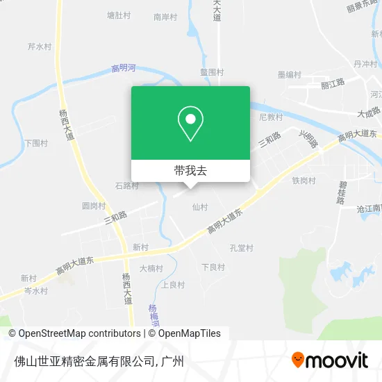 佛山世亚精密金属有限公司地图