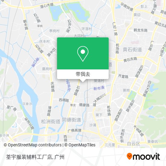 荃宇服装辅料工厂店地图
