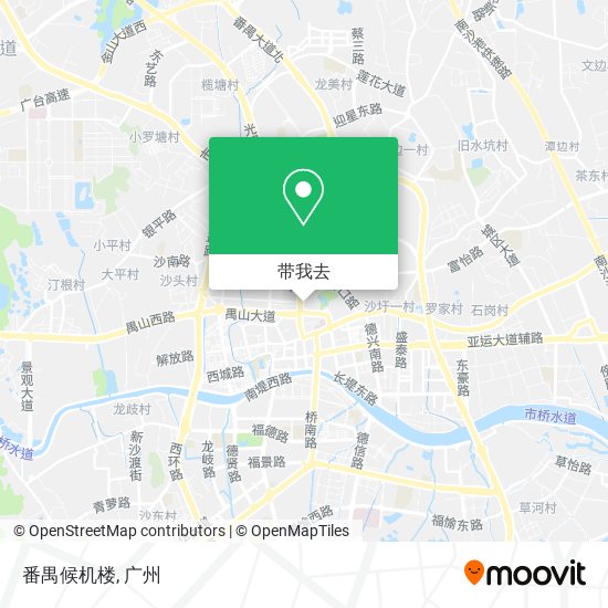 番禺候机楼地图