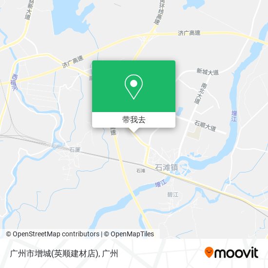 广州市增城(英顺建材店)地图