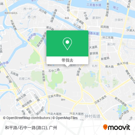 和平路/石中一路(路口)地图