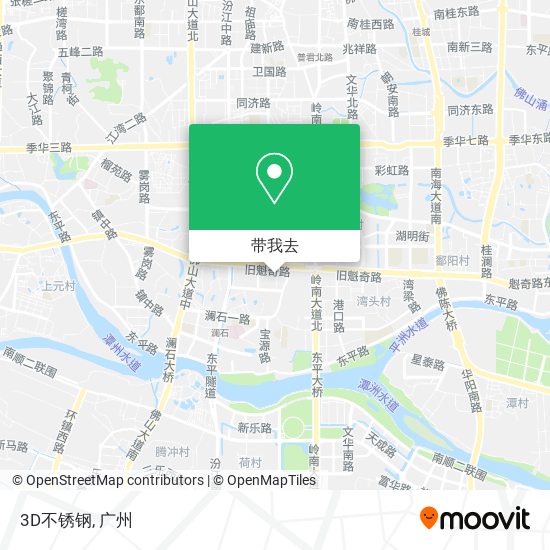 3D不锈钢地图