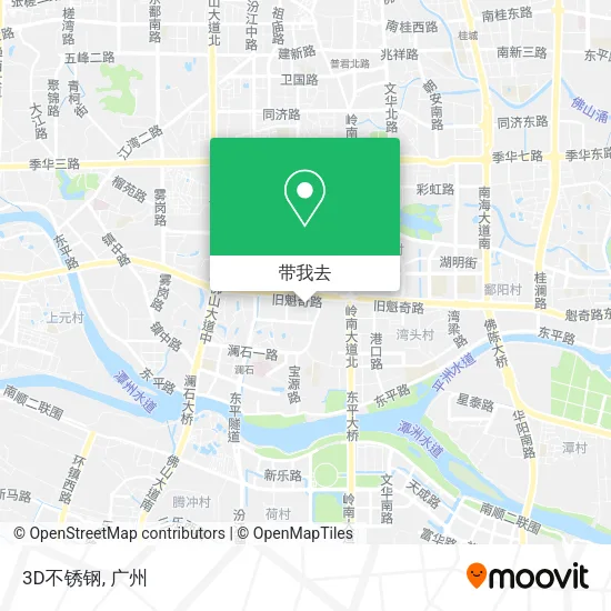 3D不锈钢地图