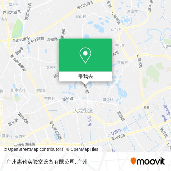 广州惠勒实验室设备有限公司地图