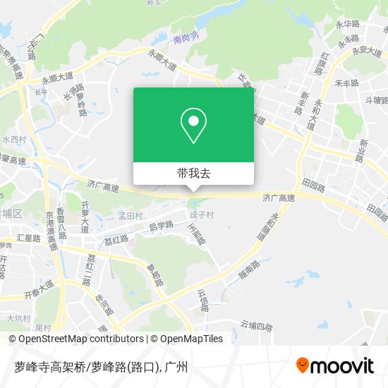 萝峰寺高架桥/萝峰路(路口)地图