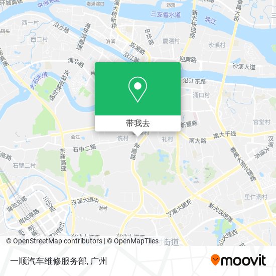 一顺汽车维修服务部地图
