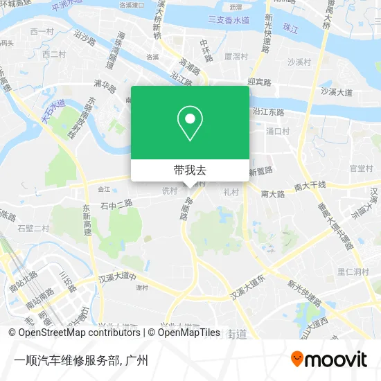 一顺汽车维修服务部地图