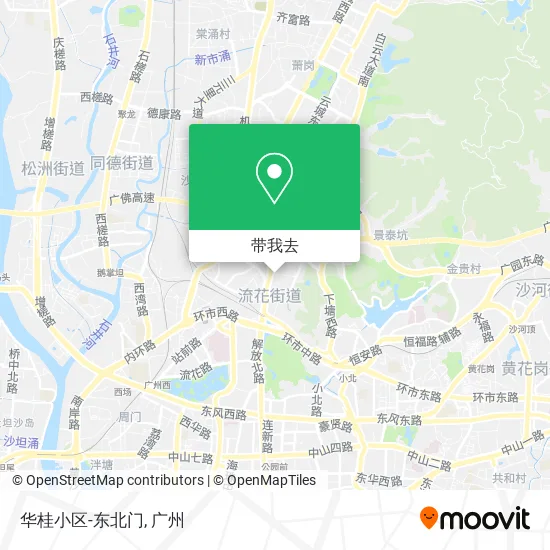 华桂小区-东北门地图