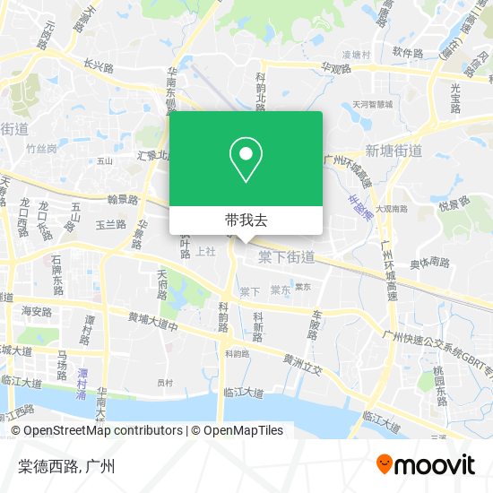 棠德西路地图