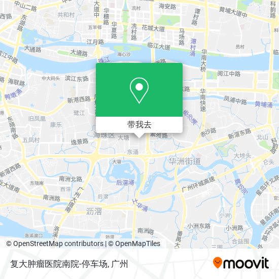 复大肿瘤医院南院-停车场地图