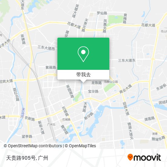 天贵路905号地图