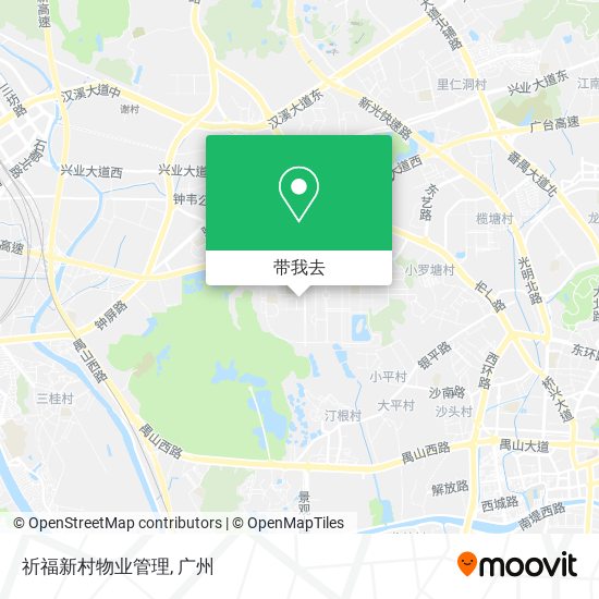 祈福新村物业管理地图