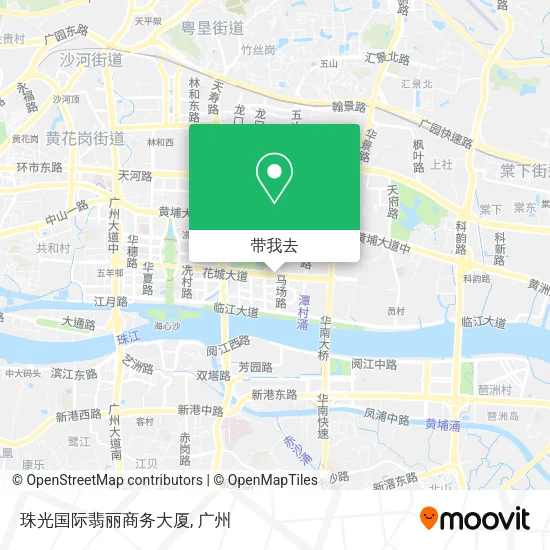 珠光国际翡丽商务大厦地图