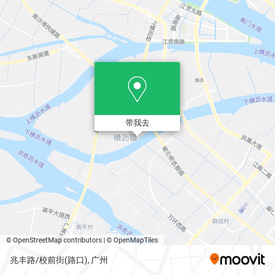 兆丰路/校前街(路口)地图